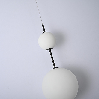 Подвесной светильник White beads Pendant 25*25*85 см, 3*LED*7W, 3000K, ImperiumLoft 40.2133-0, Чёрный