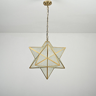Подвесной светильник Star Effervescent D50 50*50*52 см, 1*E27*60W, ImperiumLoft 40.225, Золотистый
