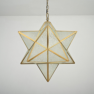 Подвесной светильник Star Effervescent D50 50*50*52 см, 1*E27*60W, ImperiumLoft 40.225, Золотистый