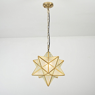 Подвесной светильник Star Effervescent D35 35*35*37 см, 1*E27*60W, ImperiumLoft 40.225, Золотистый