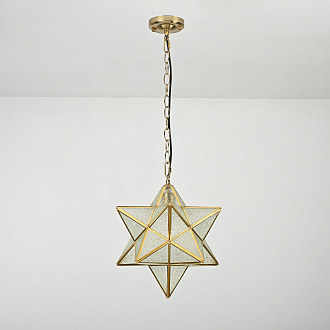 Подвесной светильник Star Effervescent D35 35*35*37 см, 1*E27*60W, ImperiumLoft 40.225, Золотистый