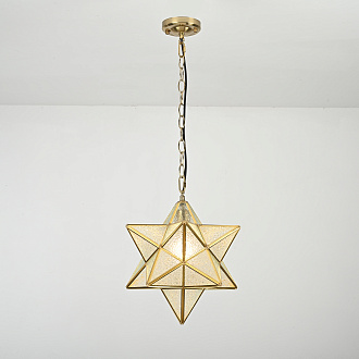 Подвесной светильник Star Effervescent D35 35*35*37 см, 1*E27*60W, ImperiumLoft 40.225, Золотистый