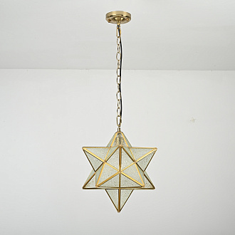 Подвесной светильник Star Effervescent D35 35*35*37 см, 1*E27*60W, ImperiumLoft 40.225, Золотистый