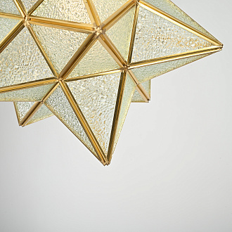 Подвесной светильник Star Effervescent D35 35*35*37 см, 1*E27*60W, ImperiumLoft 40.225, Золотистый