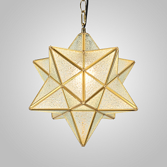 Подвесной светильник Star Effervescent D35 35*35*37 см, 1*E27*60W, ImperiumLoft 40.225, Золотистый