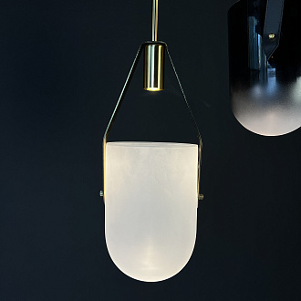 Подвесной светильник Allied Maker White 19*19*41 см, 1*LED*8W, ImperiumLoft 40.2332, Латунь