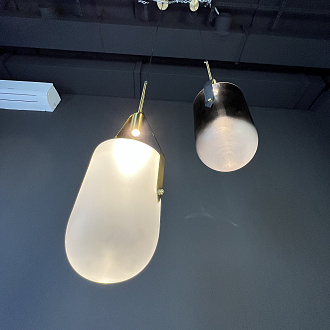 Подвесной светильник Allied Maker White 19*19*41 см, 1*LED*8W, ImperiumLoft 40.2332, Латунь