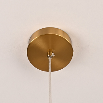 Люстра RH Utilitaire Disk Triple Pendant Brass 46*46*21 см, 3*E27*60W, ImperiumLoft 40.2339, Латунь