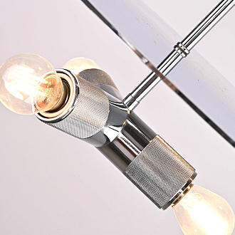 Люстра RH Utilitaire Disk Triple Pendant Silver 46*46*21 см, 3*E27*60W, ImperiumLoft 40.2341, Никель