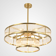 Люстра на штанге RH Marais Round Chandelier D80 80*80*30 см, 12*E14*40W, ImperiumLoft 40.2668, Латунь