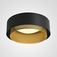 Потолочный светильник CASING C 38 черный 20*45*45 см, 1*LED*12W, 3000, 4000, 5000K, ImperiumLoft CASING-C01, Золотистый