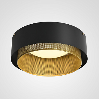 Потолочный светильник CASING C 38 черный 20*45*45 см, 1*LED*12W, 3000, 4000, 5000K, ImperiumLoft CASING-C01, Золотистый
