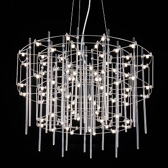 Подвесная люстра CHILL A D60 60*60*35 см, 39*LED*1W, 3000K, ImperiumLoft CHILL-A01, Хром