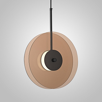 Подвесной светильник CINE A D28 12*33*33 см, 1*LED*5W, 3000, 4000, 5000K, ImperiumLoft cine01, Чёрный