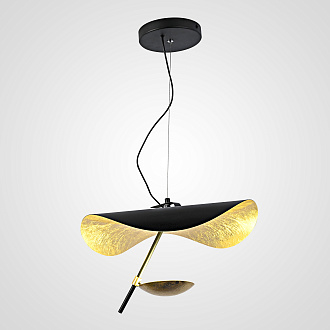 Подвесной светильник COVERT Black D40 40*40*15 см, 1*LED*15W, ImperiumLoft COVERT01, Чёрный