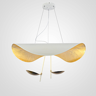 Подвесной светильник COVERT White D80 80*80*18 см, 2*LED*15W, 3000, 4000, 5000K, ImperiumLoft COVERT01, Чёрный