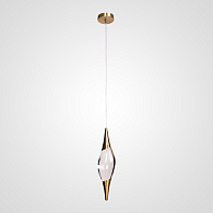Подвесной светильник FAME B Прозрачный 9*9*45 см, 1*LED*6W, 3000, 4000, 5000K, ImperiumLoft fame-b01, Бронзовый