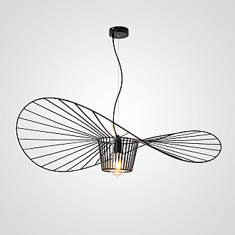 Подвесной светильник HAT D100 Black 30*100*100 см, 1*E27*60W, ImperiumLoft ﻿HAT01, Чёрный