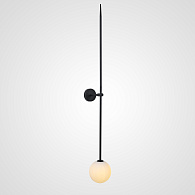 Бра LINES Ball 150 Black 13*13*150 см, 1*G9*20W, ImperiumLoft LINES-12, Чёрный