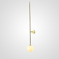 Бра LINES Ball 100 Gold 13*13*100 см, 1*G9*20W, ImperiumLoft LINES-12, Золотистый