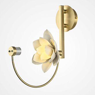 Бра MAGNOLIA WALL 15*31*31 см, 1*LED*2W, 3000K, ImperiumLoft MAGNOLIA-WALL01, Латунь