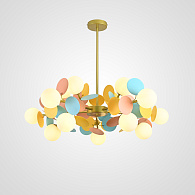 Люстра на штанге Light of MATISSE D90 90*90*30 см, 15*G9*20W, ImperiumLoft MATISSE-SELF01, Разноцветный