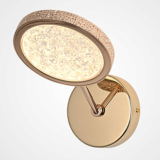 Бра NAINA WALL 15*15*20 см, 1*LED*9W, 3000, 4000, 5000K, ImperiumLoft naina-wall01, Латунь