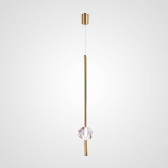 Подвесной светильник PARDIS A Brass 10*10*65 см, 1*LED*6W, 3000K, ImperiumLoft pardis01, Латунь