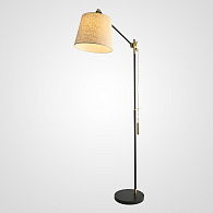 Напольный торшер PIPE beige 75*75*165 см, 1*E27*60W, ImperiumLoft PIPE01, Чёрный