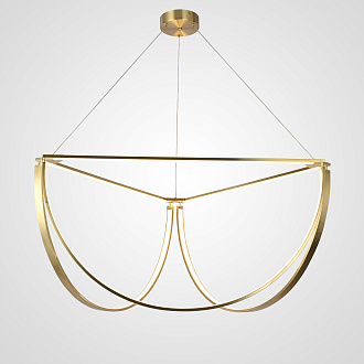 Подвесной светильник SOLANA LIGHT 3 Gold 91*91*51 см, 3*LED*46W, 3000, 4000, 5000K, ImperiumLoft solana-light01, Золотистый