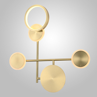 Бра ZINGY D Brass 20*13*13 см, 4*LED*4W, 3000, 4000, 5000K, ImperiumLoft zingy01, Латунь