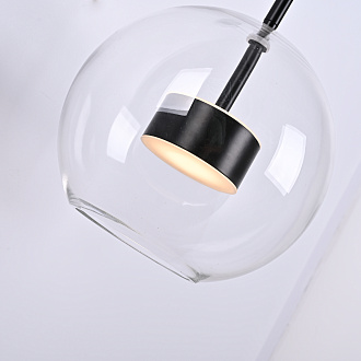 Бра BUBBLE B WALL Black 22*20*62 см, 1*LED*5W, 3000K, ImperiumLoft BUBBLE-B-WALL01, Чёрный