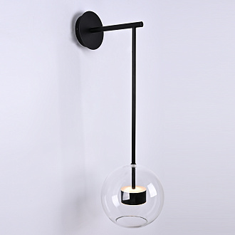 Бра BUBBLE B WALL Black 22*20*62 см, 1*LED*5W, 3000K, ImperiumLoft BUBBLE-B-WALL01, Чёрный