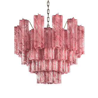 Подвесная люстра 60 см, Loft IT Murano 10580/600 Pink, бронза