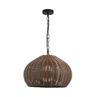 Подвес *40*30-176 см, 1*E27*40W, Favourite Wicker 4883-1P, черный