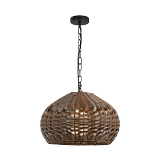 Подвес *40*30-176 см, 1*E27*40W, Favourite Wicker 4883-1P, черный