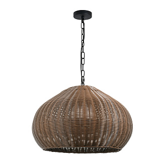 Подвес *60*40-188 см, 1*E27*40W, Favourite Wicker 4884-1P, черный