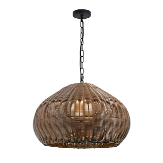 Подвес *60*40-188 см, 1*E27*40W, Favourite Wicker 4884-1P, черный