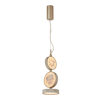 Подвес *15*55-200 см, 1*LED*24W, 3000K, Favourite Solarius 4858-1P, античное золото