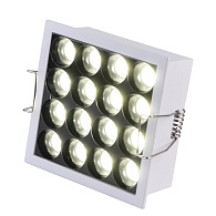 Светильник встраиваемый белый LED 1*14W 4000K 1 350Lm Ra95 36° IP20 L90xW90xH36 170-240V St Luce  ST763.542.14
