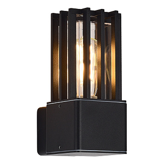 Светильник уличный настенный черный/черный E27 1*15W St Luce  SL9018.401.01
