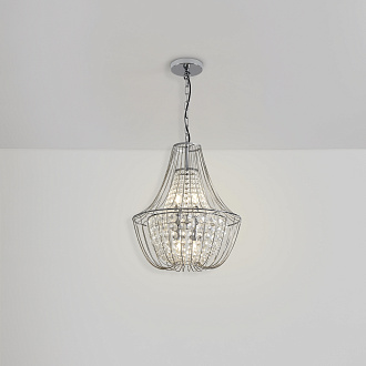 Люстра *45*-120 см, 4*E14*60W, Freya  FR1016PL-04S, Хром