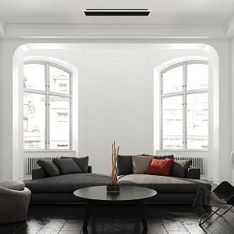 Потолочный светильник 60*10*-4 см, *LED*24W, 4000K, Freya  FR6105CL-L40B, Черный