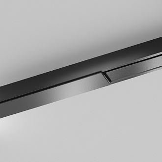 Декоративная накладка 1шт Exility X, черная 100*2*1 см, Maytoni Technical  TRA239DC-1B, Черный