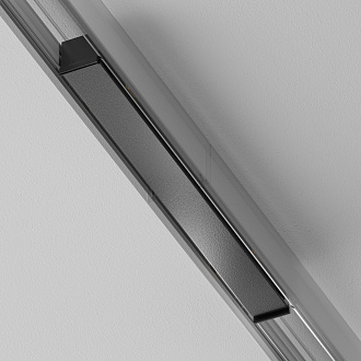 Коннектор питания прямой Exility X, черный 12*1*1 см, Maytoni Technical  TRA239PC-42B, Черный