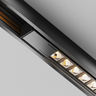 Трековый светильник Points Exility X 3000K 6Вт 40° 33*1*-1 см, *LED*6W, 540K, Maytoni Technical  TR241-2-6W3K-B, Черный