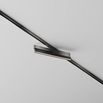 Трековый светильник Points Rot Exility X 4000K 12Вт 40° 28*1*-6 см, *LED*12W, 1360K, Maytoni Technical  TR242-2-12W4K-B, Черный