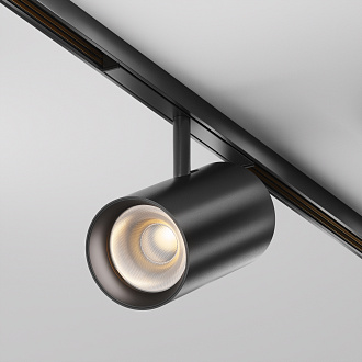 Трековый светильник Focus Led Exility X 3000K 18Вт 36° 16*1*-14 см, *LED*18W, 1880K, Maytoni Technical  TR243-18W3K-B, Черный