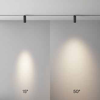 Трековый светильник Focus Led Exility X 4000K 5Вт 36° 16*1*-10 см, *LED*5W, 480K, Maytoni Technical  TR243-5W4K-B, Черный