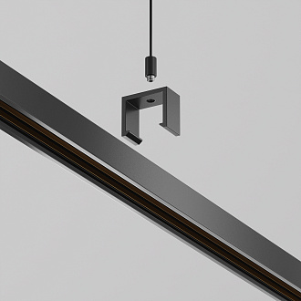 Тросовый подвес Exility X, 2 шт. 2*1*2 см, Maytoni Technical  TRA239SW-2B, Черный